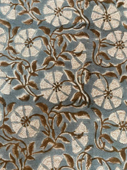 Linen fabric, Fabric by yard, Hand printed fabric, Block Print Fabric, Indian Fabric